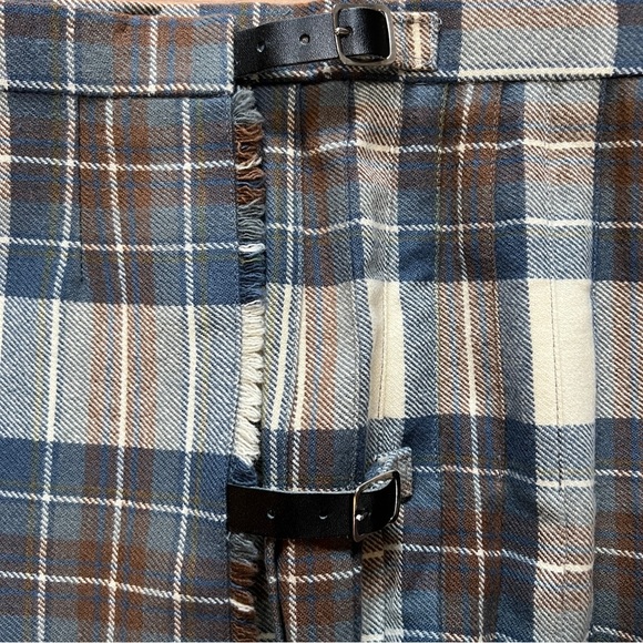 Authentic Scottish Ladies Kilt All Wool Blue Stewart Tartan James Dalgliesh - Picture 4 of 5